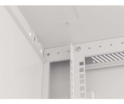 Szafa RACK Lanberg Wisząca 19" 15U 600x600mm jednosekcyjna (szara)